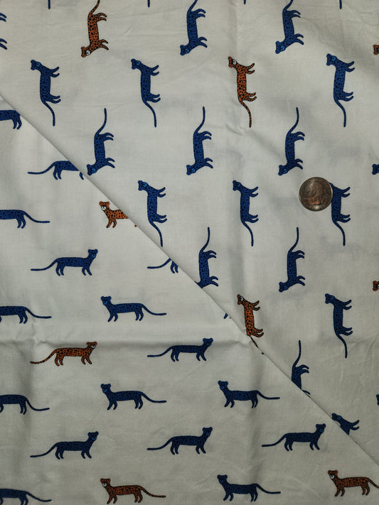 Fabric Destash - Little Cheetahs Print