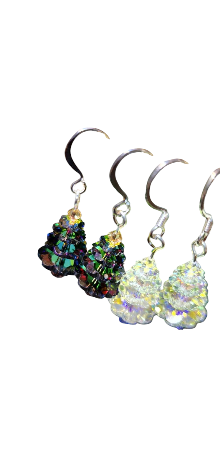 Jewelry - Earrings - Holiday - Christmas/Winter - Crystal Christmas Trees