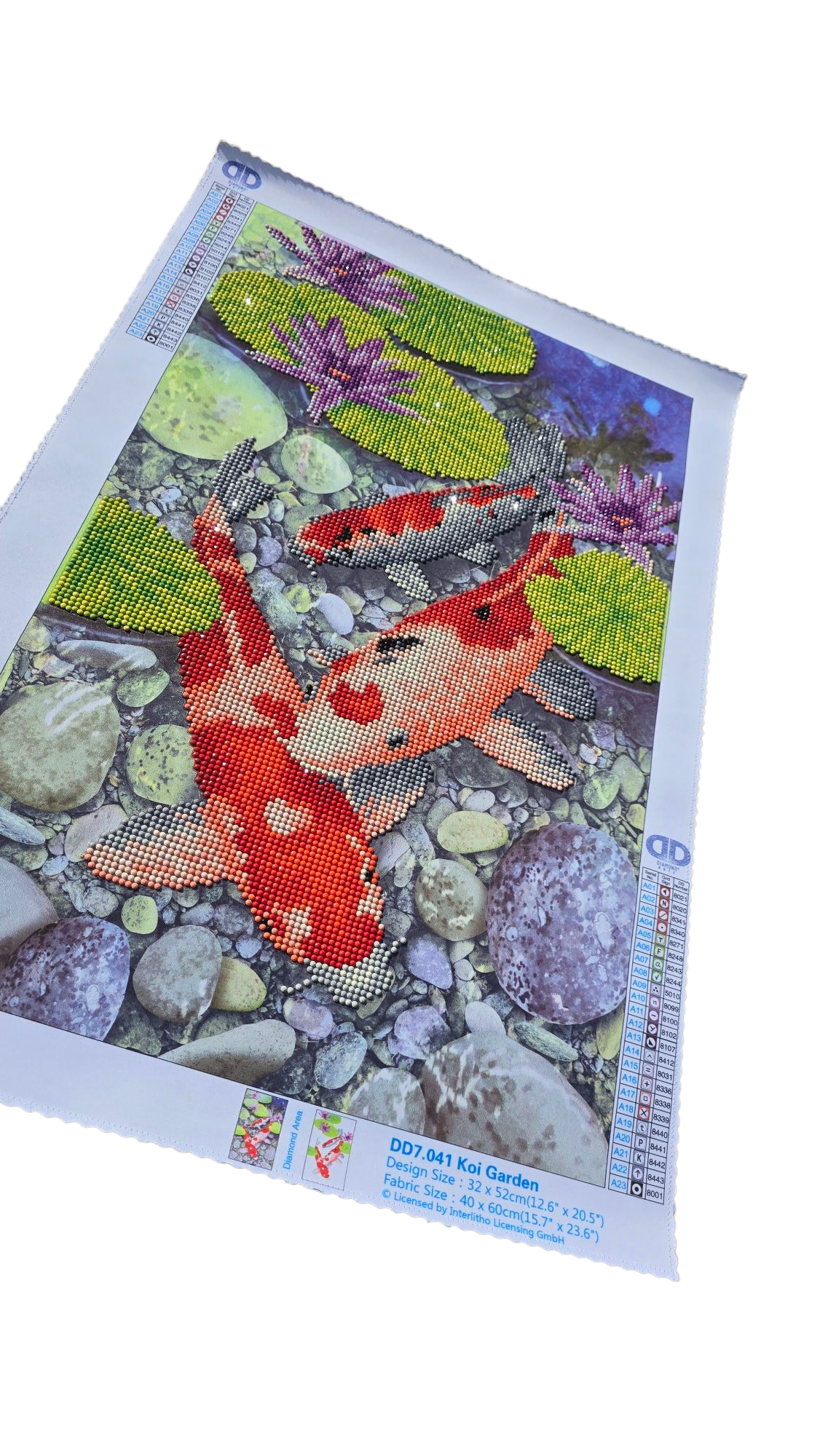 Finished Diamond Painting - Koi Pond