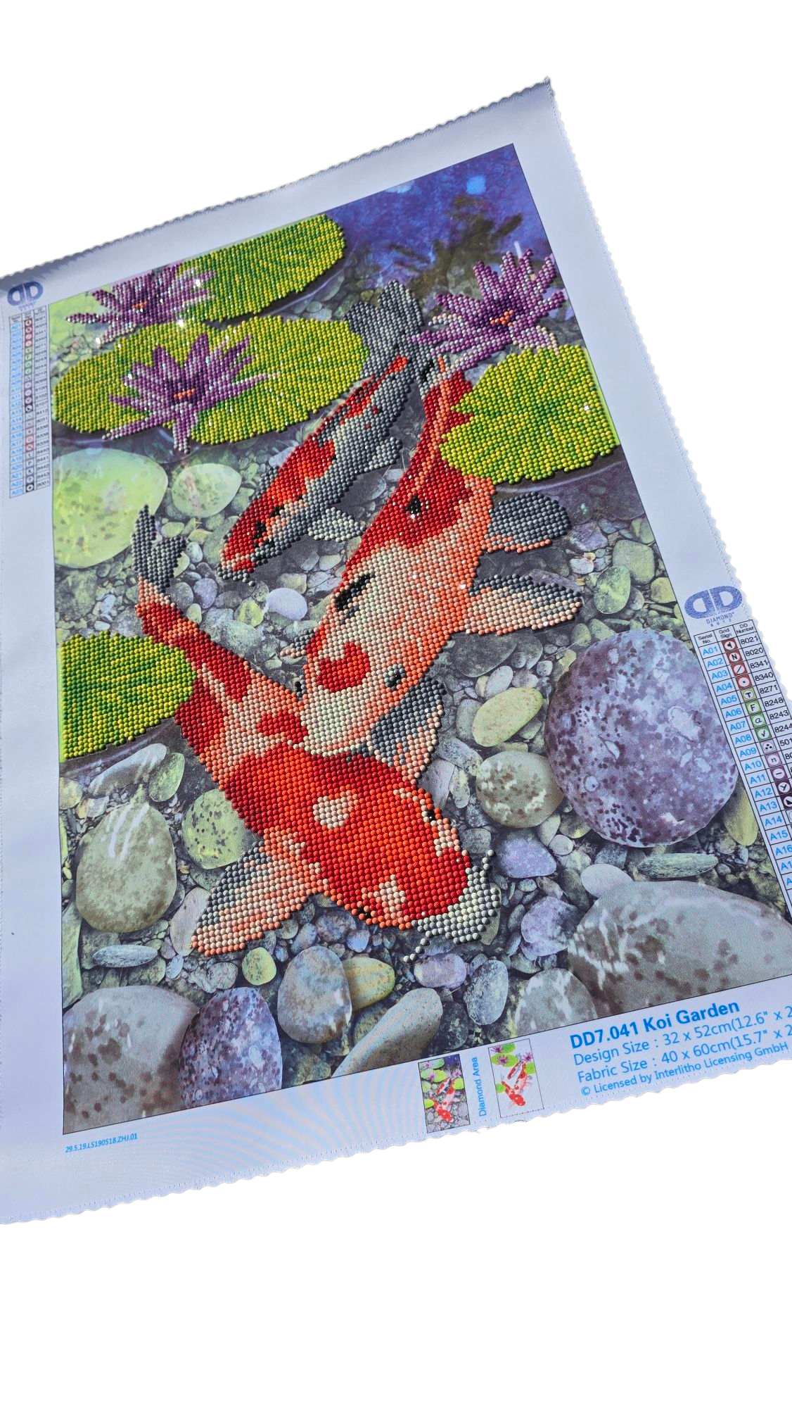 Finished Diamond Painting - Koi Pond