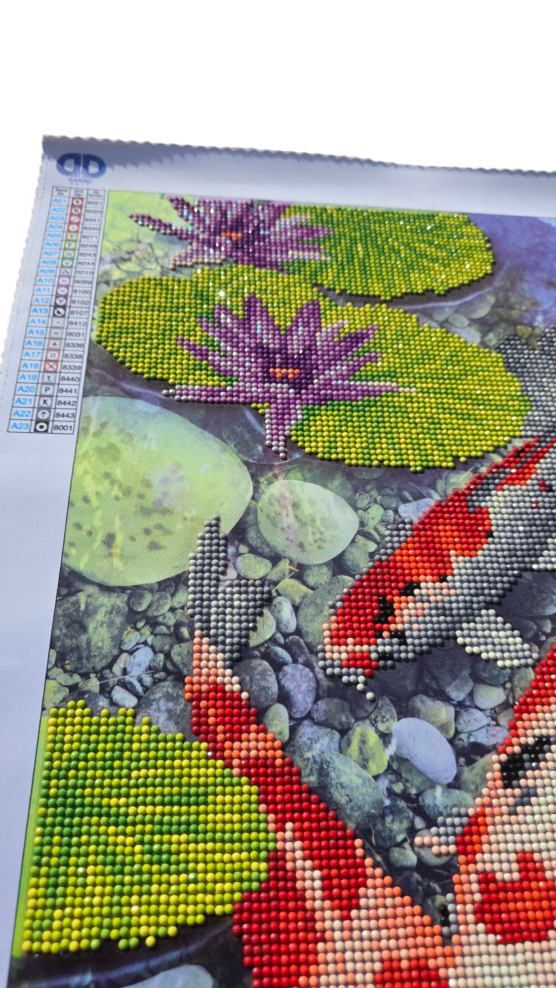 Finished Diamond Painting - Koi Pond