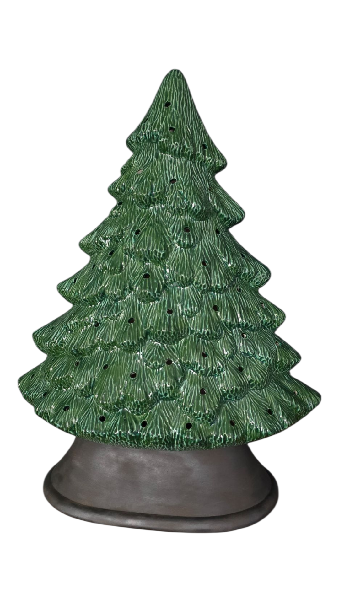 Large Ceramic Tree, Seirra Spruce Mantle