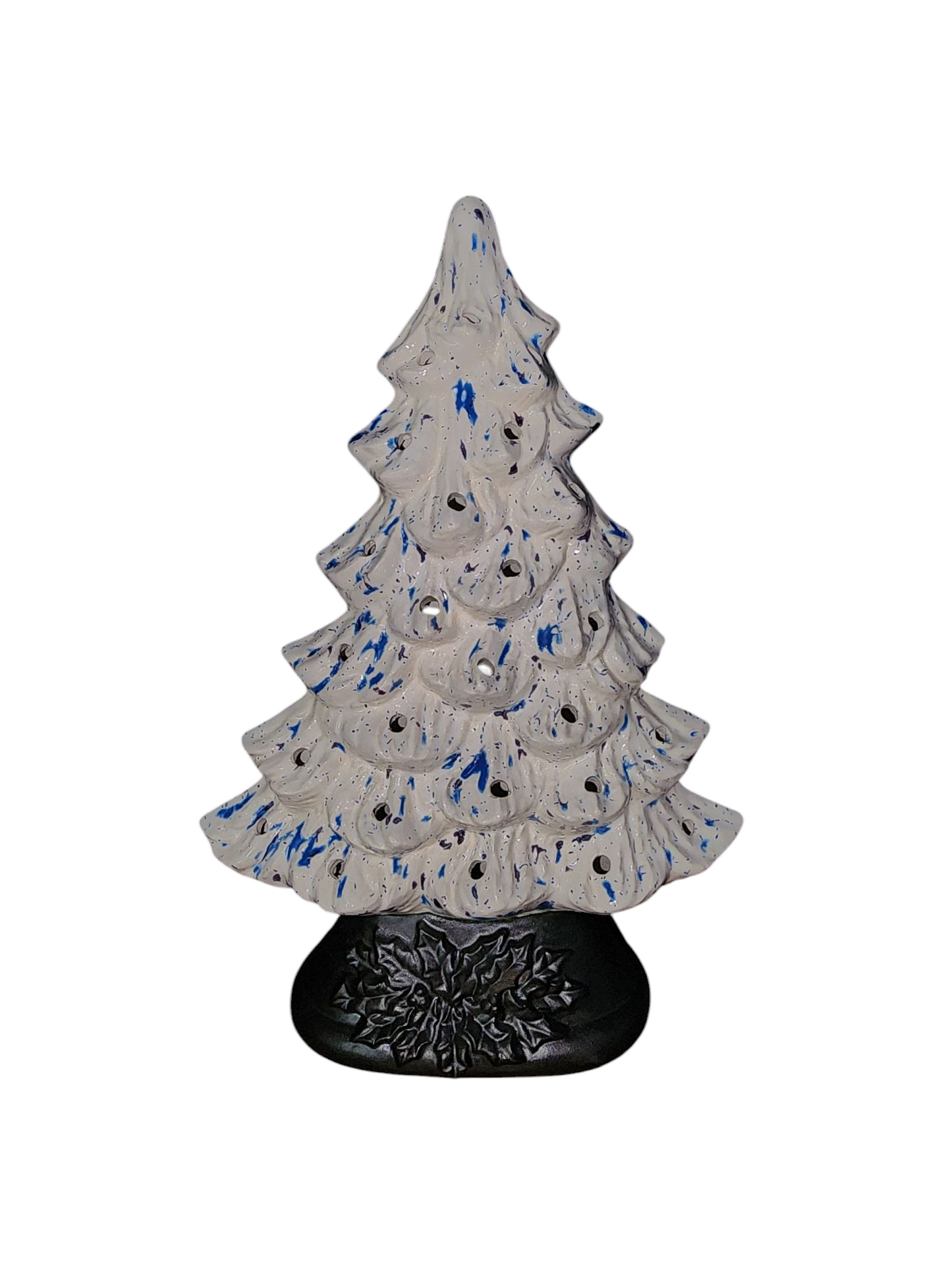 Handmade Ceramic Christmas Tree, Funky Pop Color Design