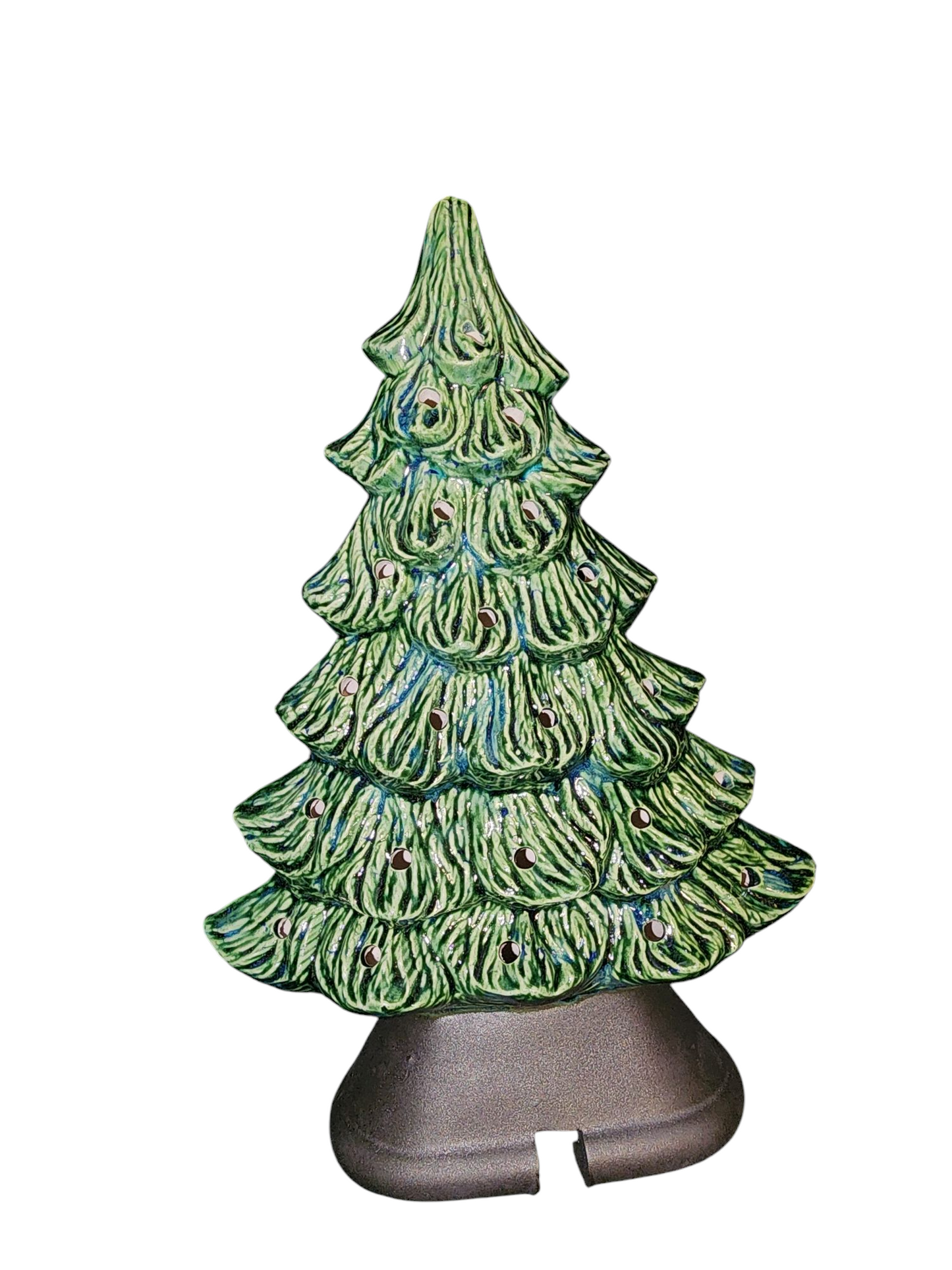 Handmade Ceramic Christmas Tree, Traditional Holiday Design