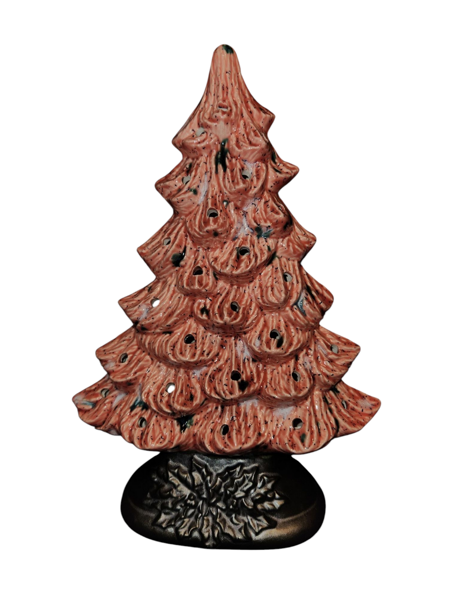 Handmade Ceramic Christmas Tree, Funky Pop Color Design