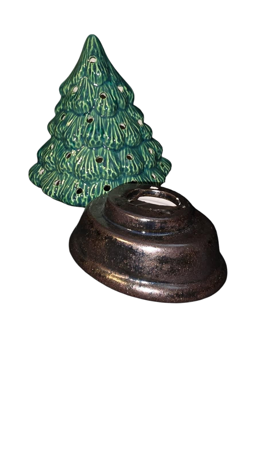 Handmade Ceramic Christmas Tree, Traditional Holiday Design