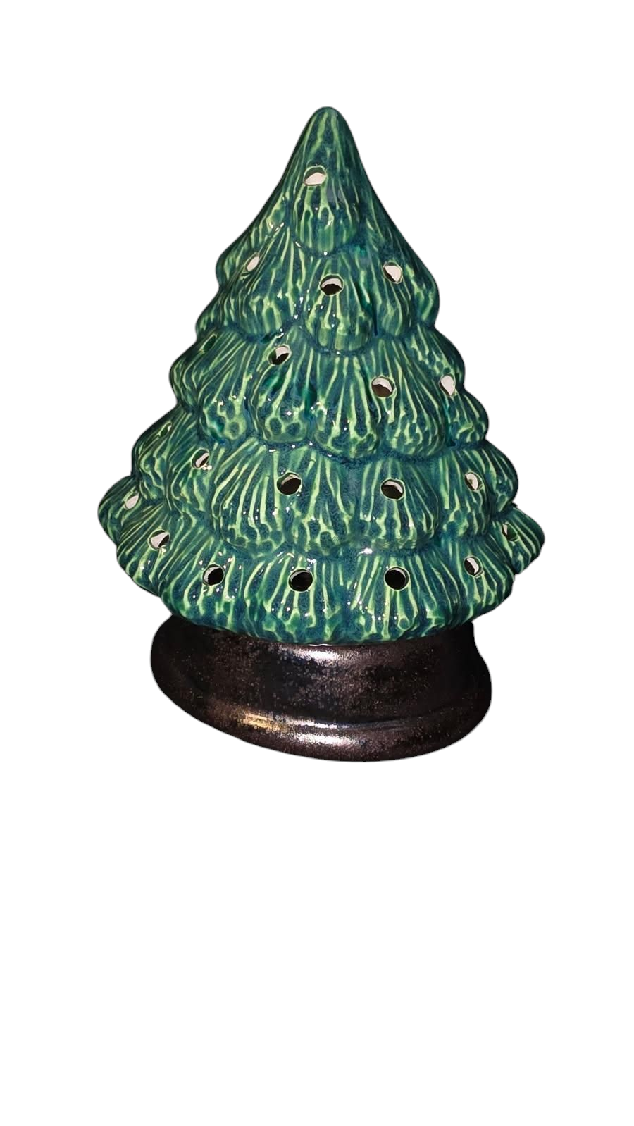 Handmade Ceramic Christmas Tree, Traditional Holiday Design