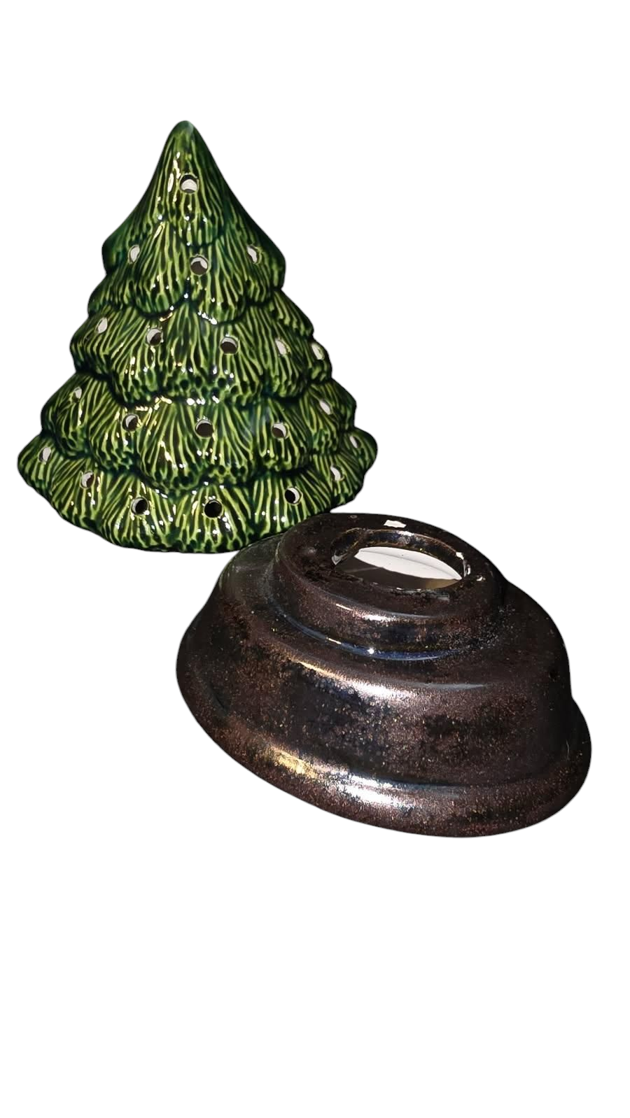 Handmade Ceramic Christmas Tree, Traditional Holiday Design