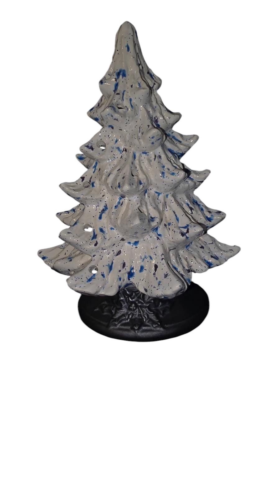 Handmade Ceramic Christmas Tree, Funky Pop Color Design