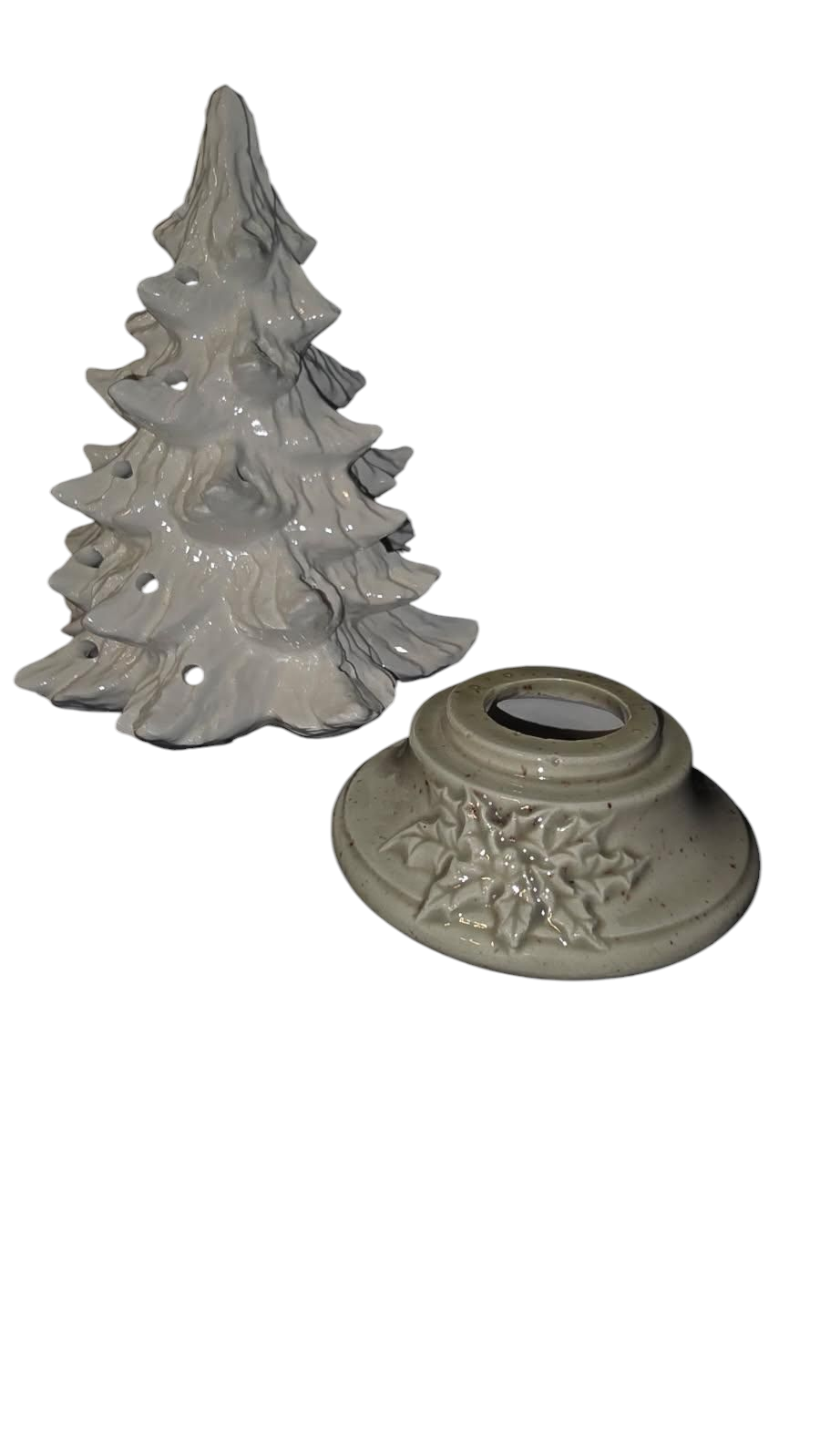 Handmade Ceramic Christmas Tree, Funky Pop Color Design