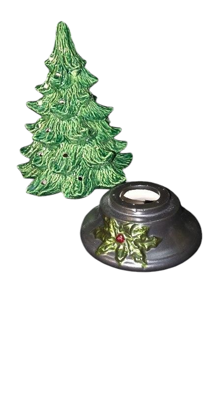 Handmade Ceramic Christmas Tree, Traditional Holiday Design