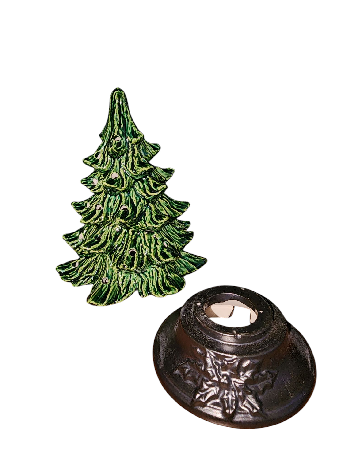 Handmade Ceramic Christmas Tree, Traditional Holiday Design