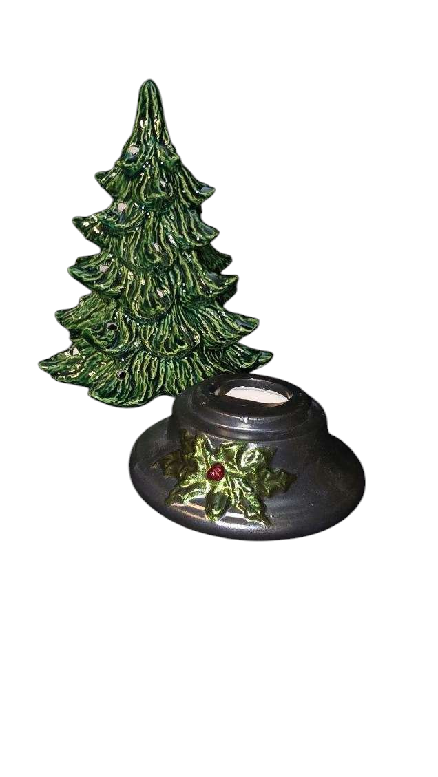 Handmade Ceramic Christmas Tree, Traditional Holiday Design