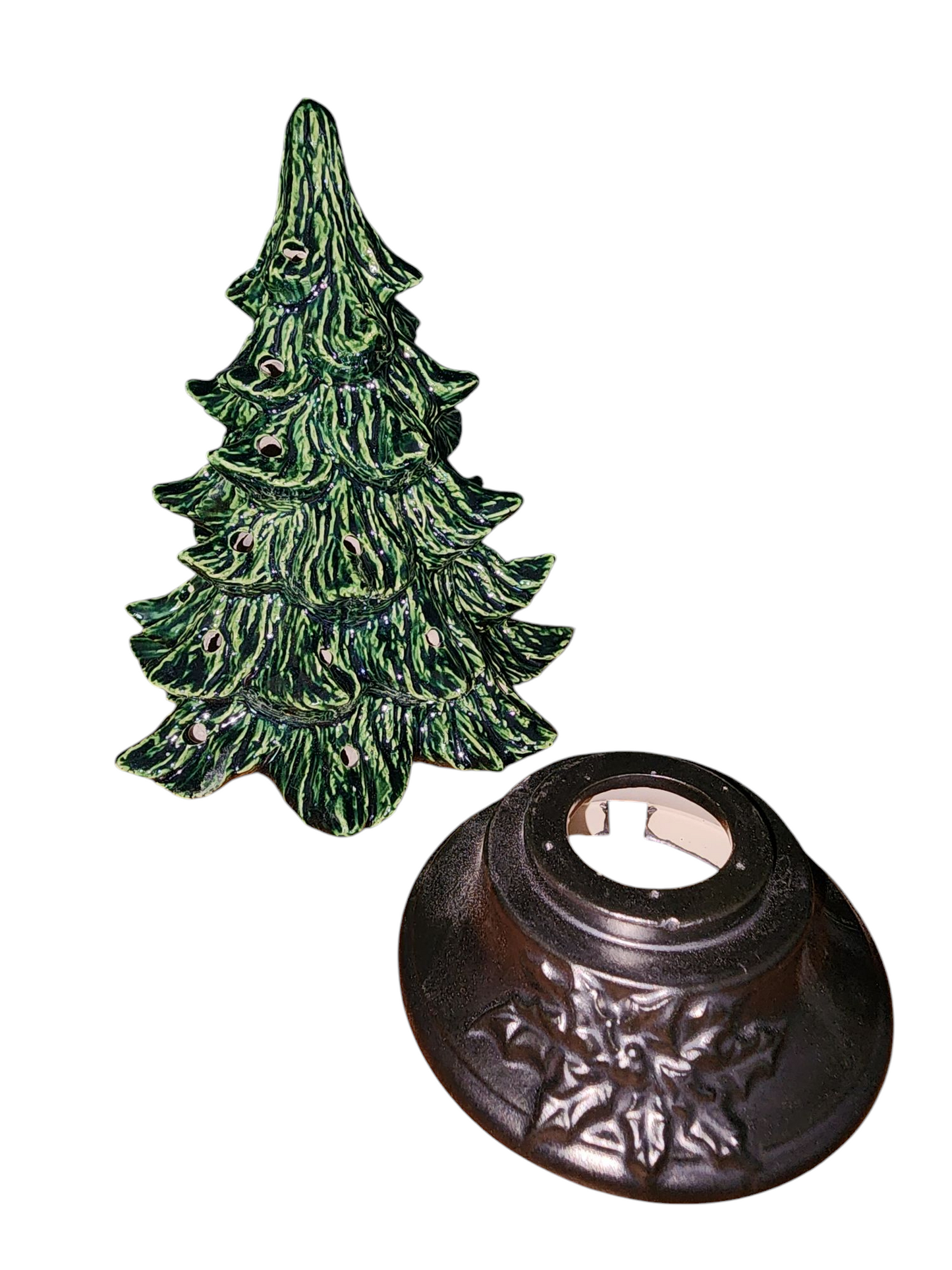 Handmade Ceramic Christmas Tree, Traditional Holiday Design