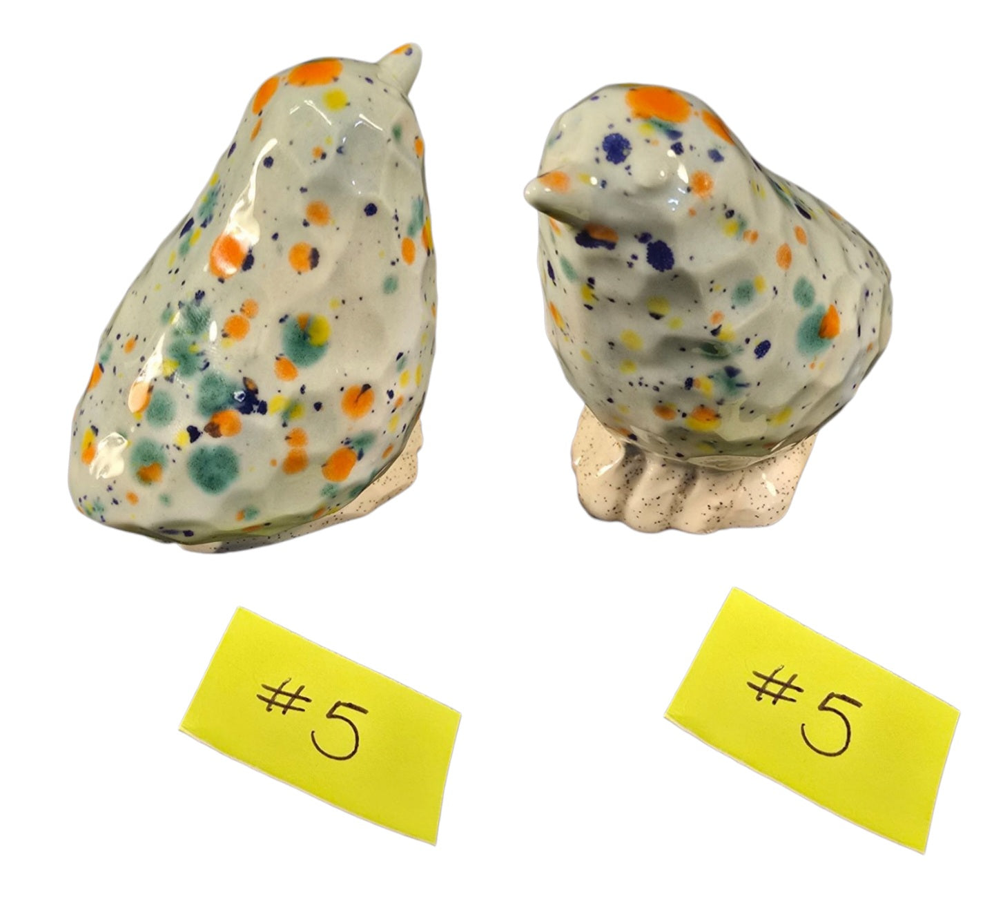 Handcrafted Ceramic Garden Bird – Decorative Planter Accent