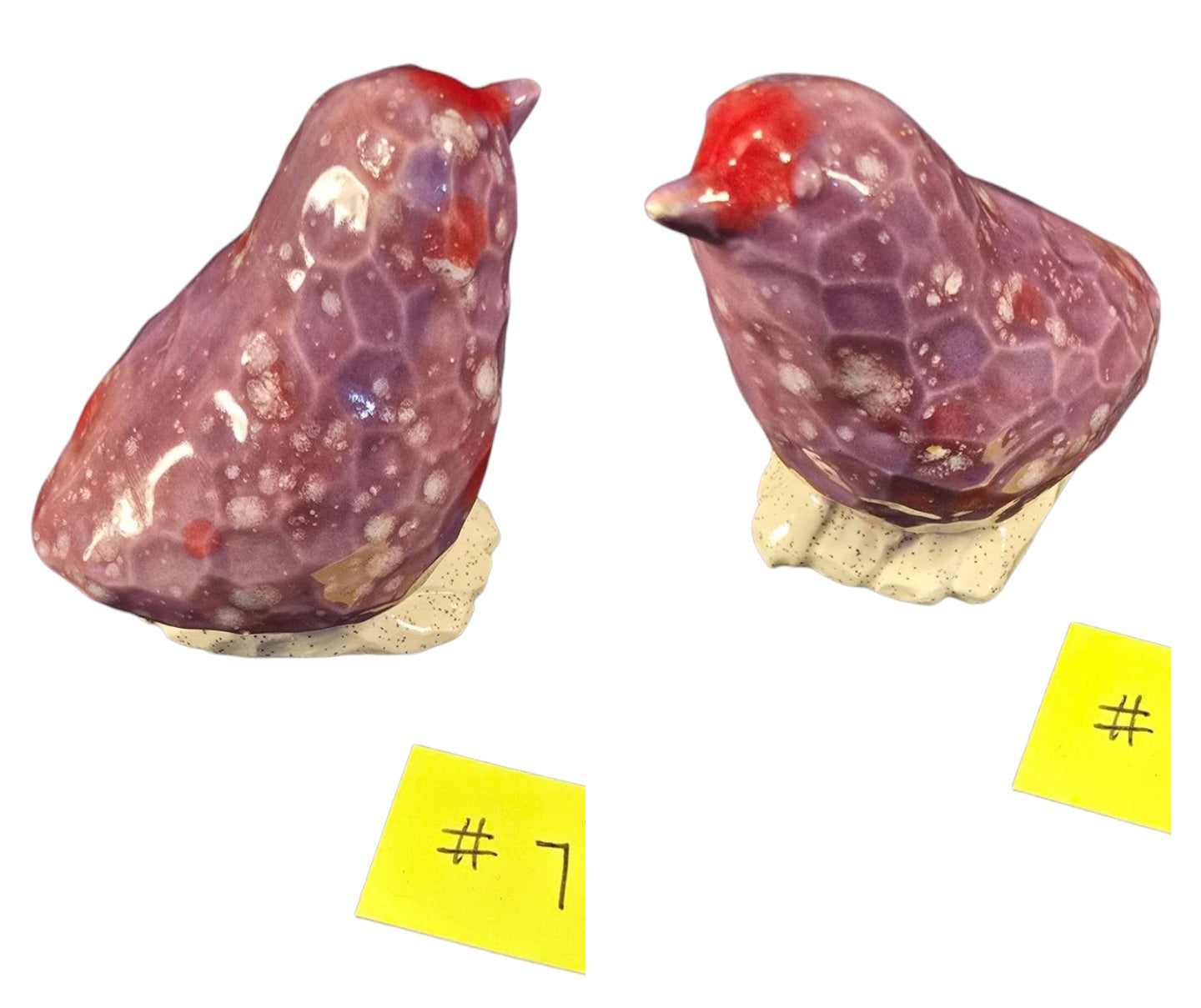 Handcrafted Ceramic Garden Bird – Decorative Planter Accent
