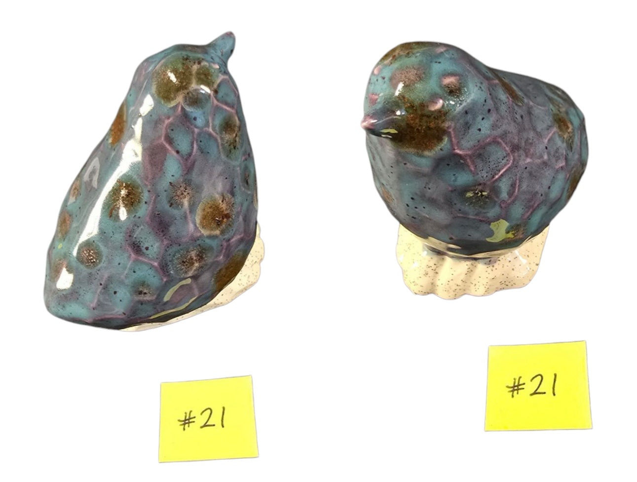 Handcrafted Ceramic Garden Bird – Decorative Planter Accent