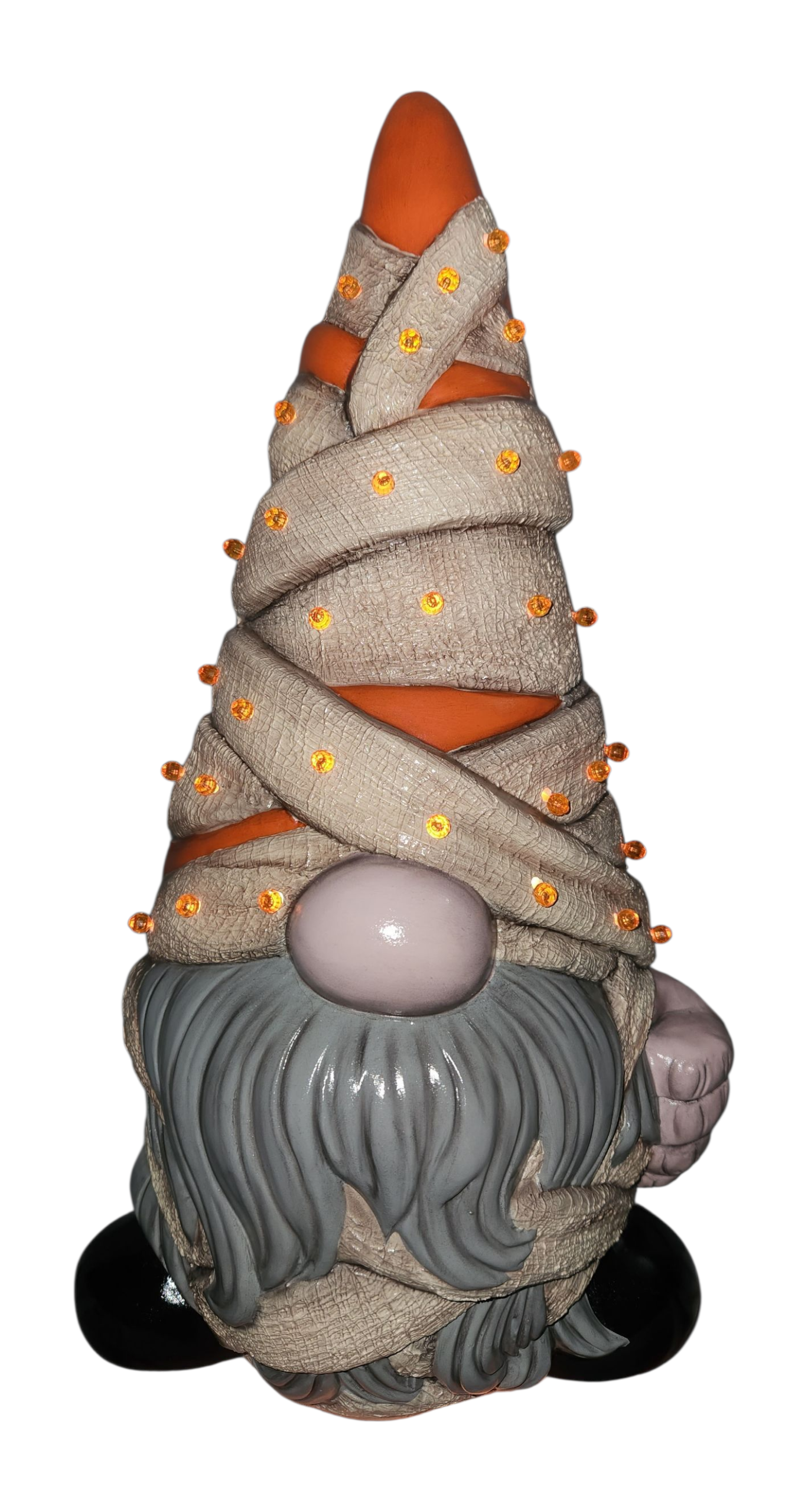 Hand-Painted Ceramic Halloween Gnomes – Mummy, Dracula, Frankenstein & Witch