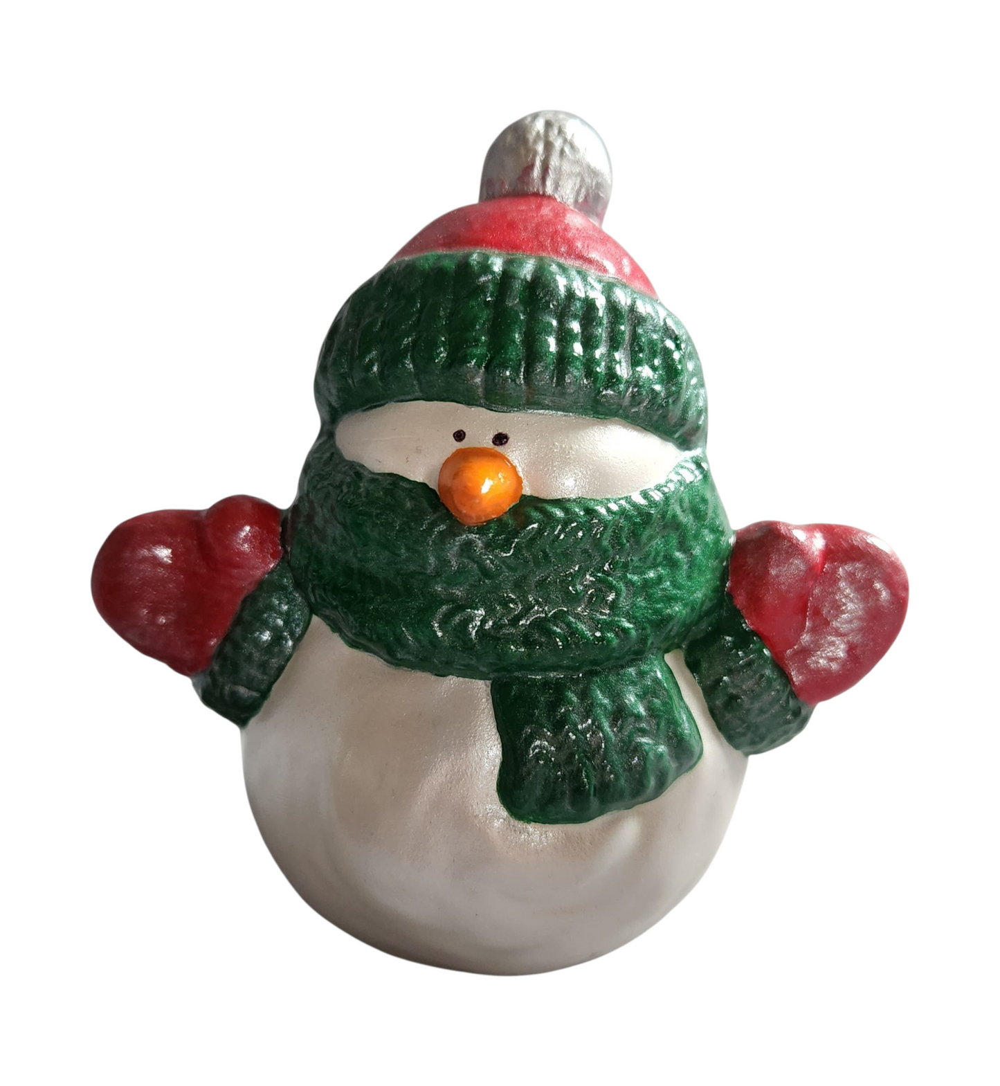 Handmade Ceramic Snowmen – Assorted Sizes & Colors