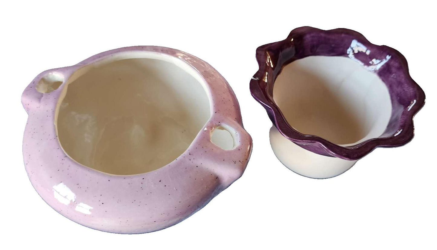 Ceramic - Violet Pot - S - Grape Spice & Royal Purple