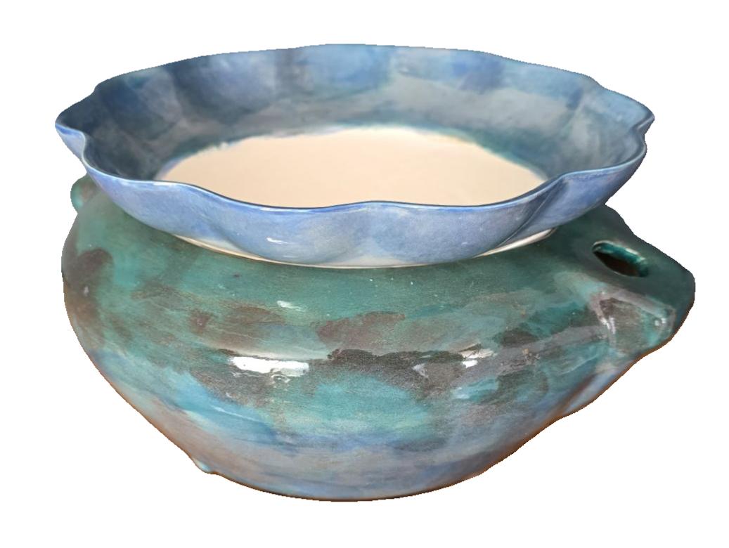 XLarge Ceramic Violet Pot - Assorted Colors