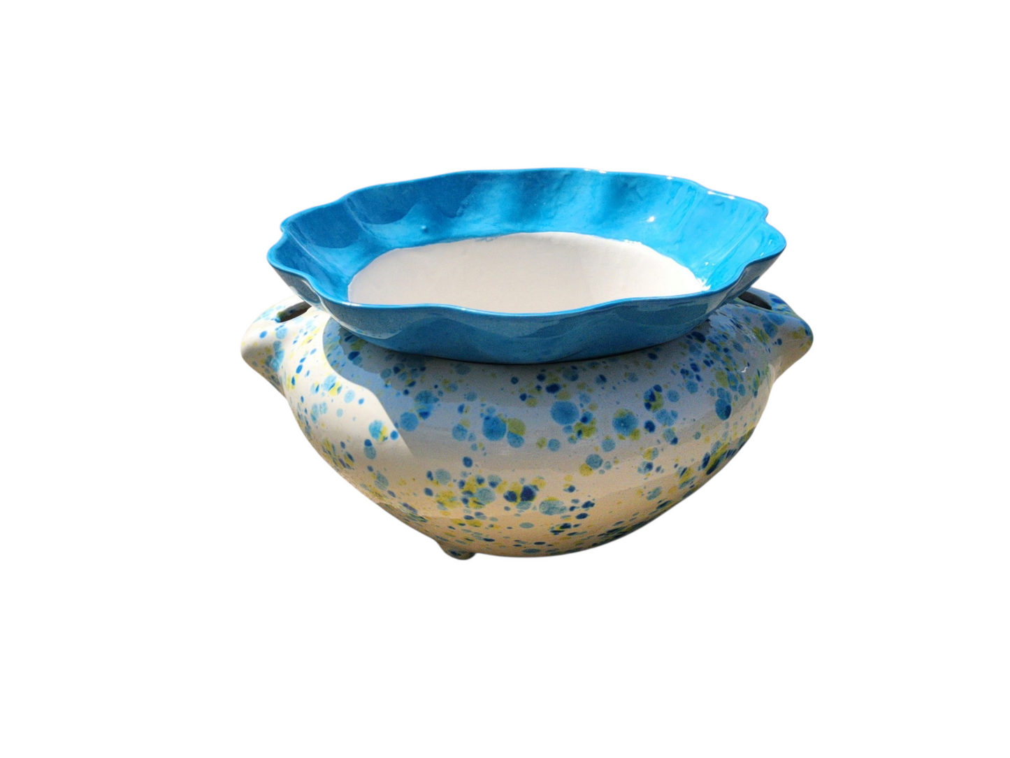 XLarge Ceramic Violet Pot - Assorted Colors