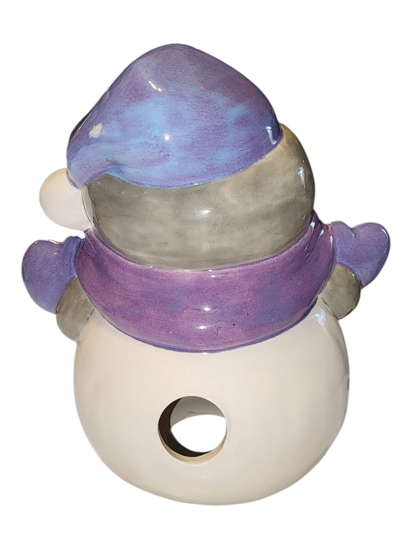 Ceramic Decoration, Snowman - Lighted
