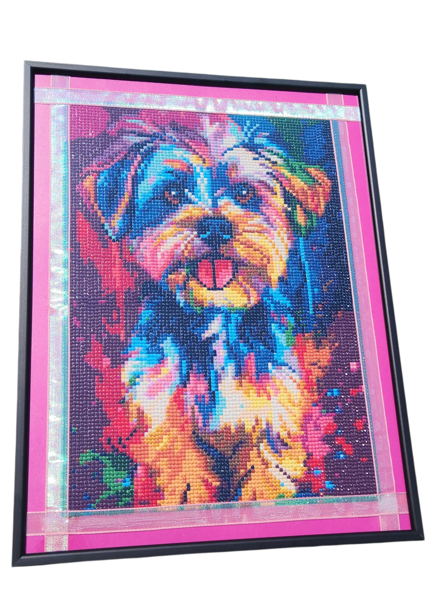 Finished Diamond Painting - Pop Color, Puppy Designs