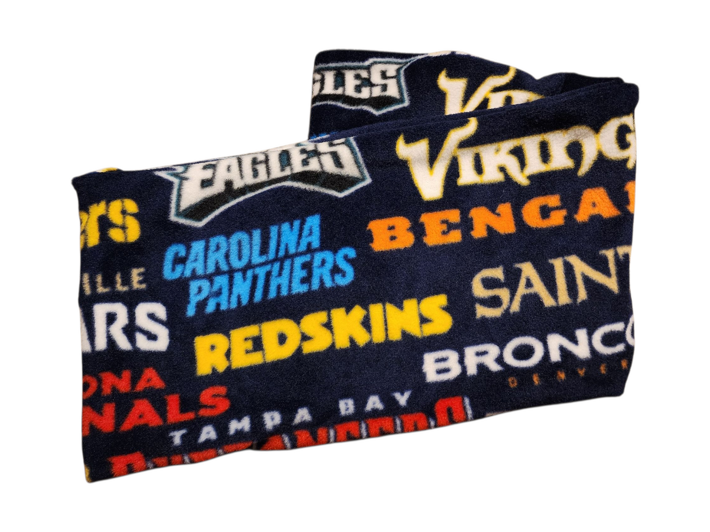 Handmade Infinity Scarf – Licensed Sports Team Spirit