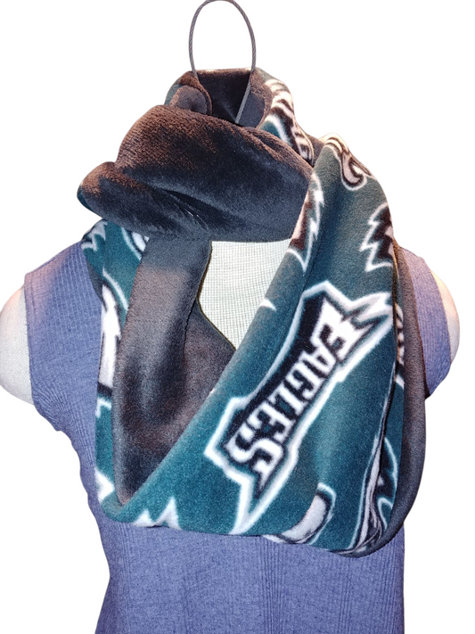 Handcrafted Infinity Scarf – Licensed NFL Fabric, Assorted Teams