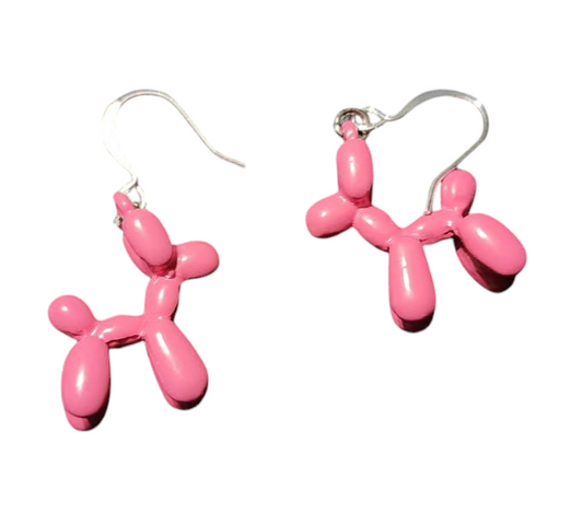 Balloon Animal Earrings – Fun Handmade Metal Jewelry