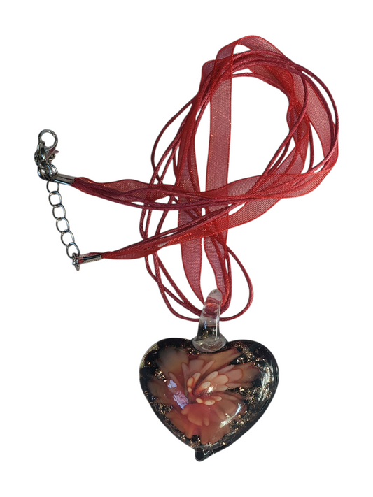 Handcrafted Glass Pendant Necklace, Assorted Styles