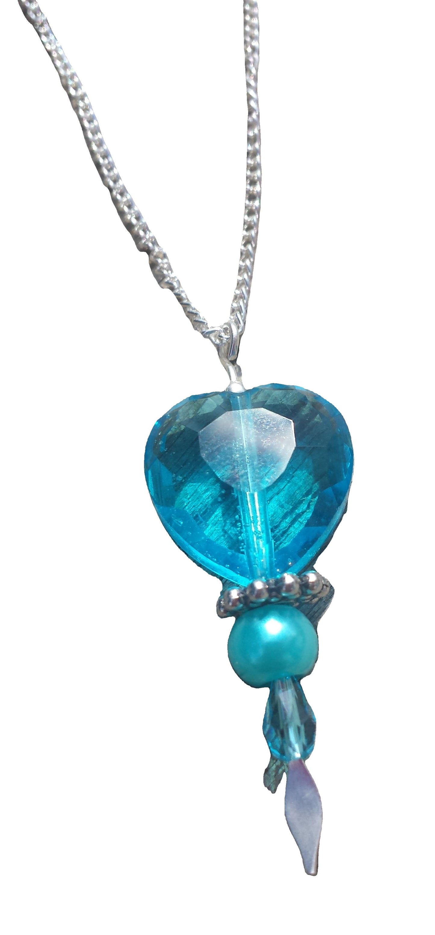 Jewelry - Necklace - Aquamarine Heart