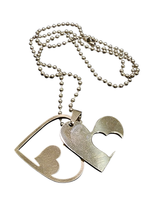 Handcrafted Necklace – Unique Metal Silhouette Pendants