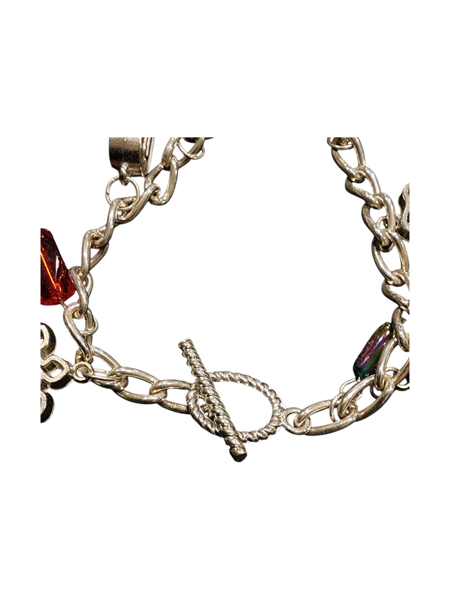 Handmade Holiday Charm Bracelet – Cookie Cutter & Glass Beads