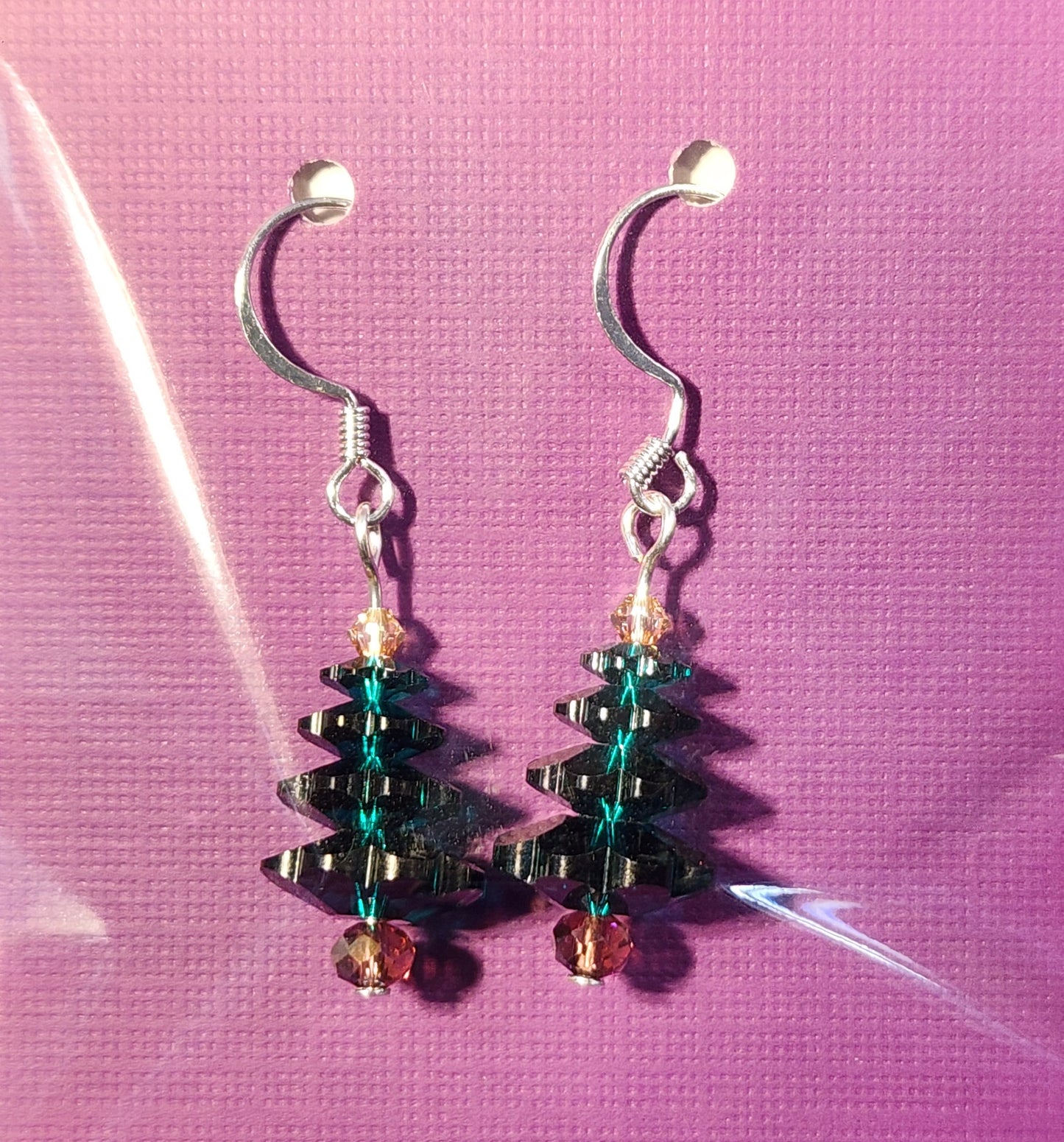 Jewelry - Earrings - Holiday - Christmas/Winter - Crystal Christmas Trees