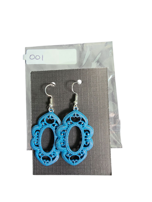 Costume Earrings, Intricate Style