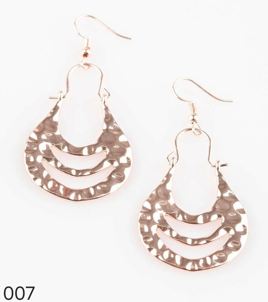 Costume Earrings, Metal Dangle