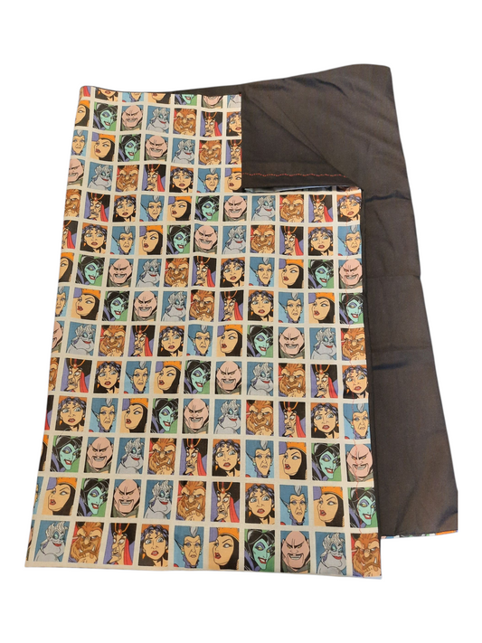 Standard Handmade Pillowcase, Assorted Licensed Disney Villain's Prints