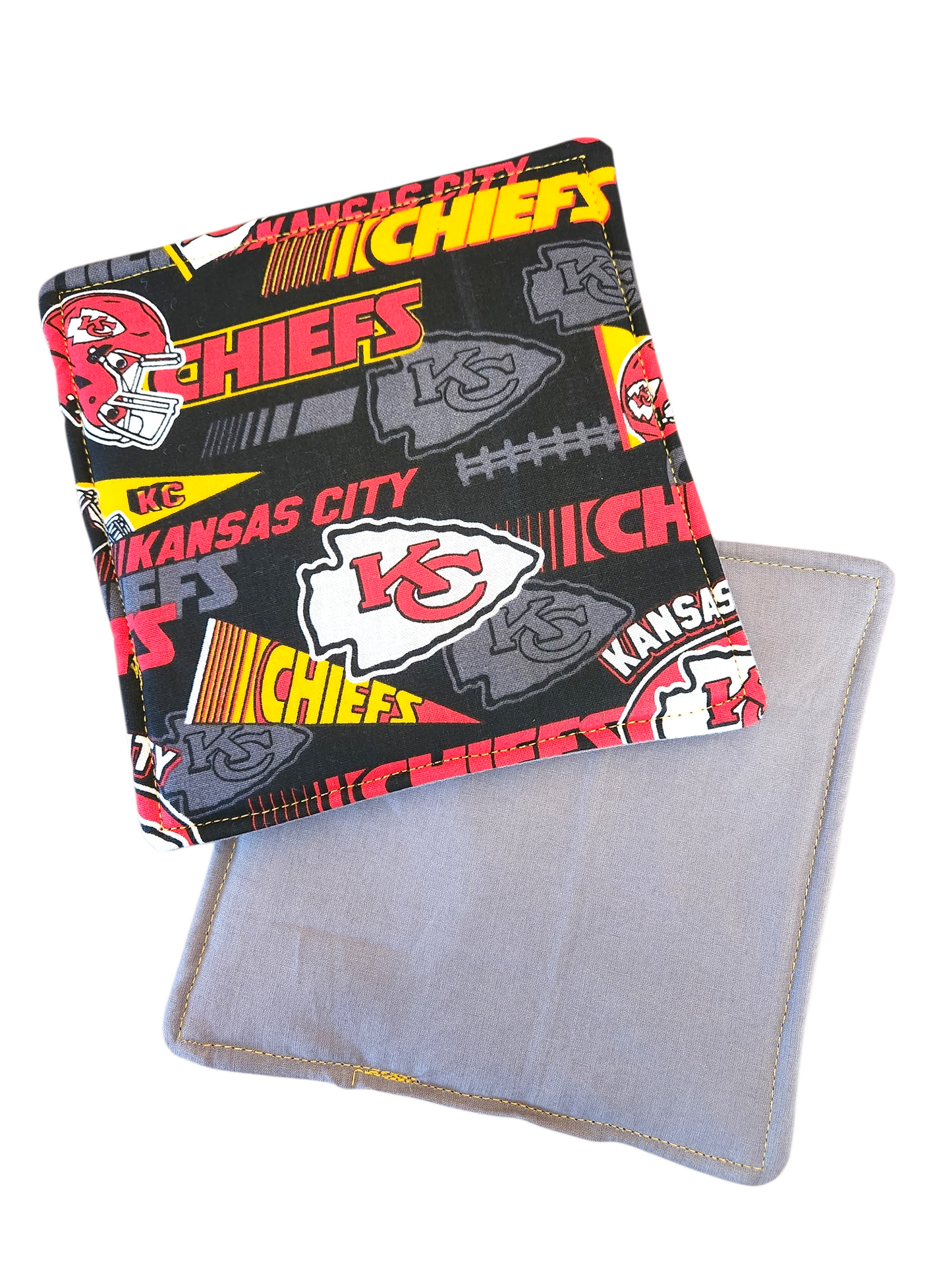 Handmade Potholder, 2-Pack - NFL Kansas City Chiefs Prints
