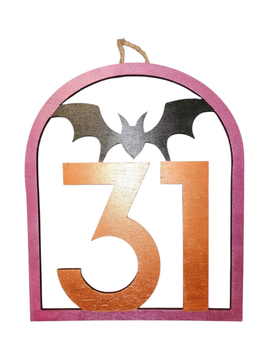 Hand-Painted Wooden Halloween Signs – Assorted Designs
