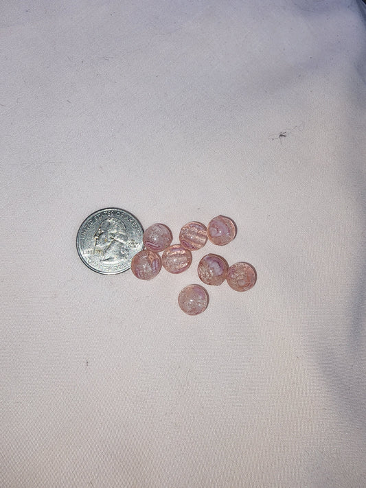 Jewelry Destash, Pink Glass Beads