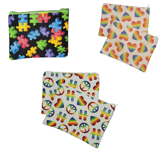 Zipper Pouch - Special Awareness Prints
