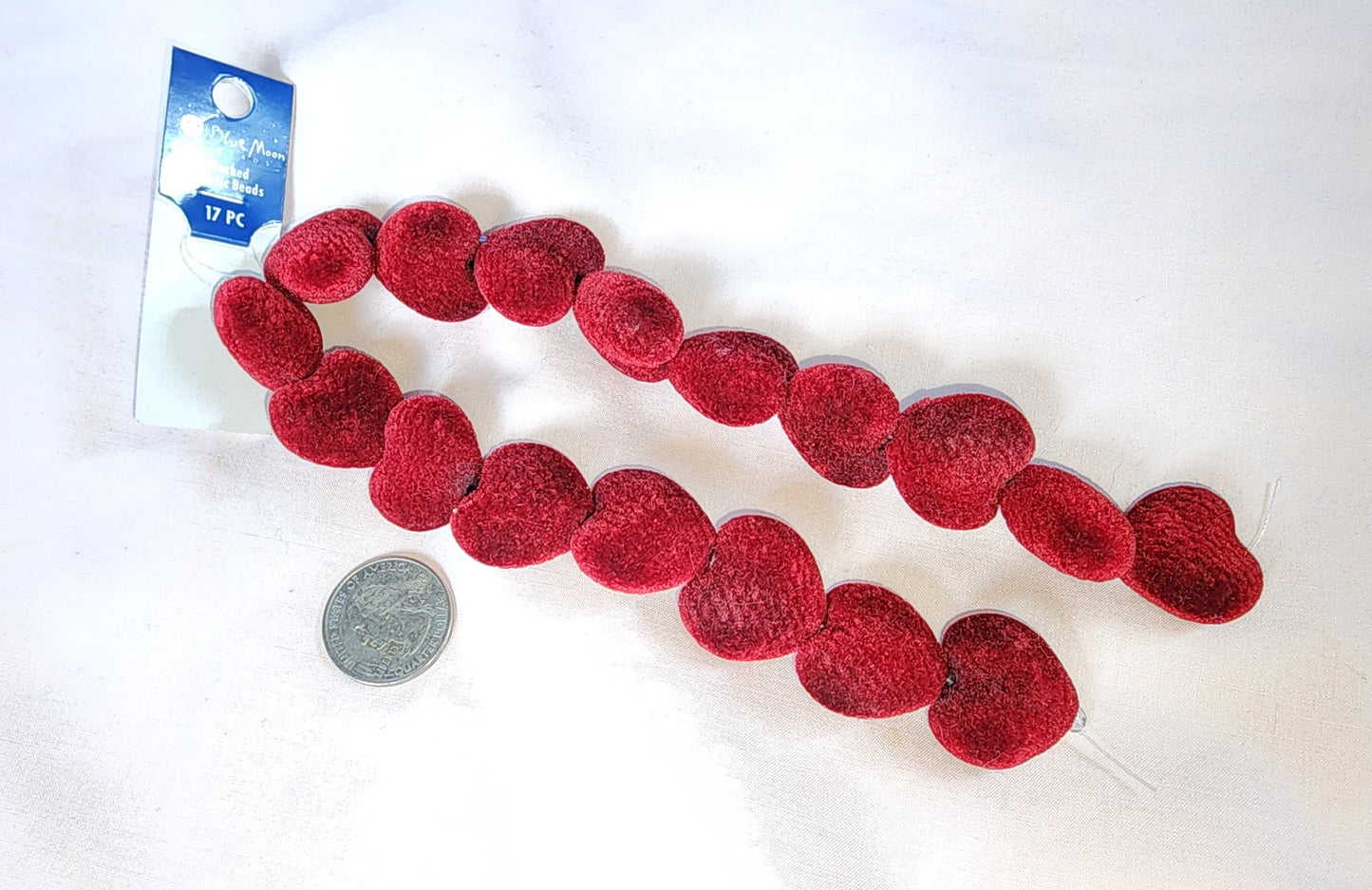 Jewelry Destash, Flocked Velvet Hearts