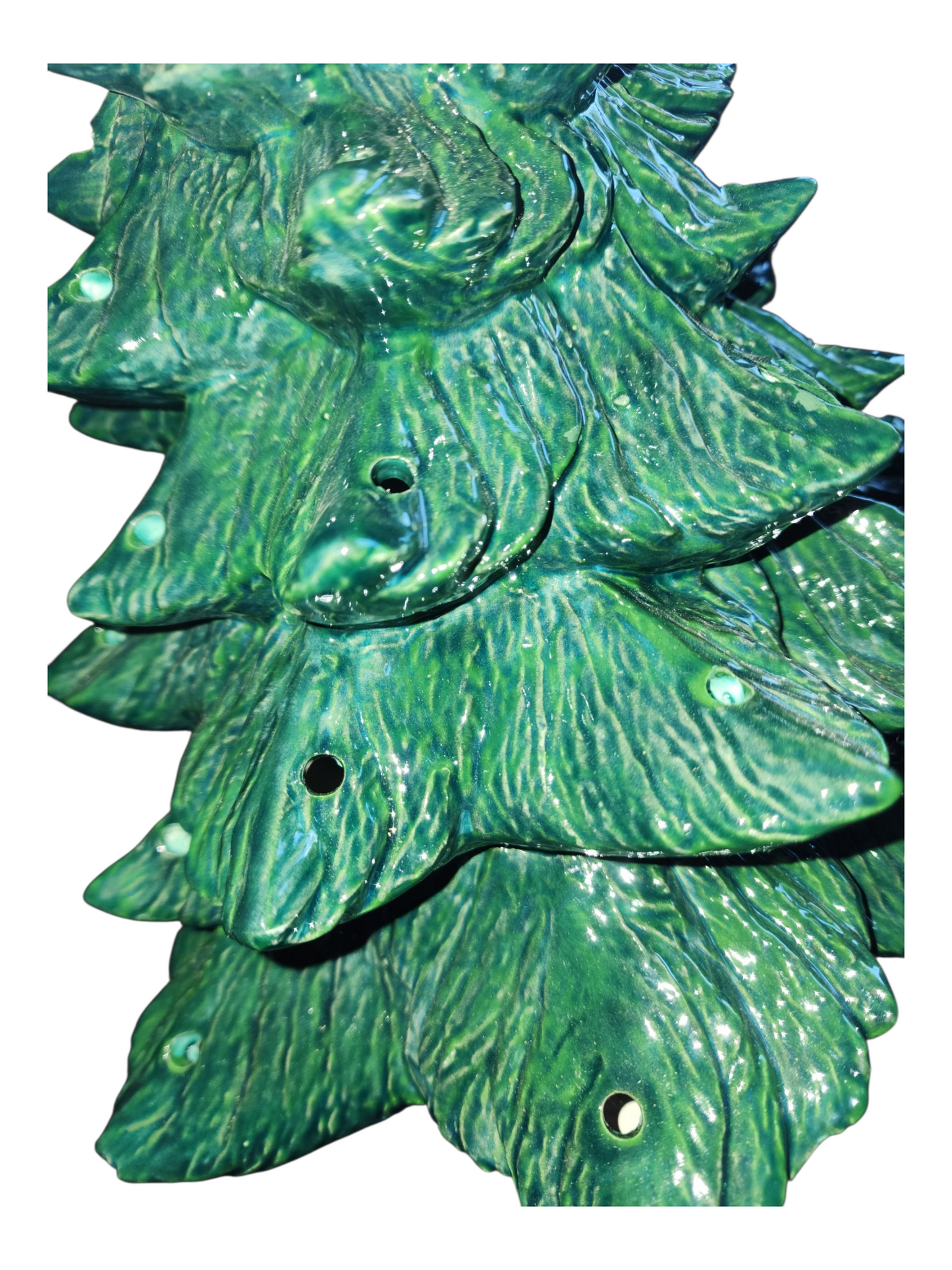 X-Large Ceramic Tree, Nowell with Holly Base