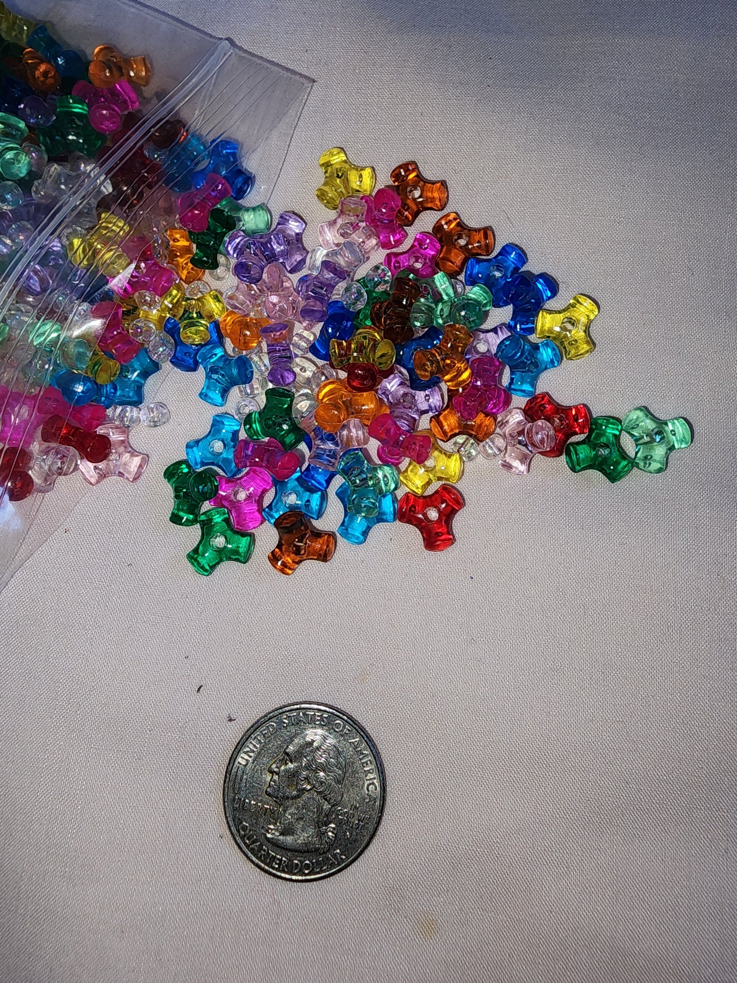 Jewelry Destash, Assorted Plastic Tribeads