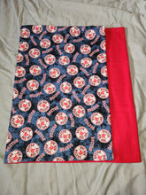 Licensed Pillowcase - MLB Boston Red Sox Logo Tossed Flannel::Red Flannel