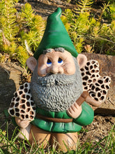 Ceramic Decoration - Gnome, with Morel Mushroom