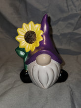 Ceramic Decoration - Gnome w/ Sunflower