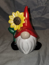 Ceramic Decoration - Gnome w/ Sunflower